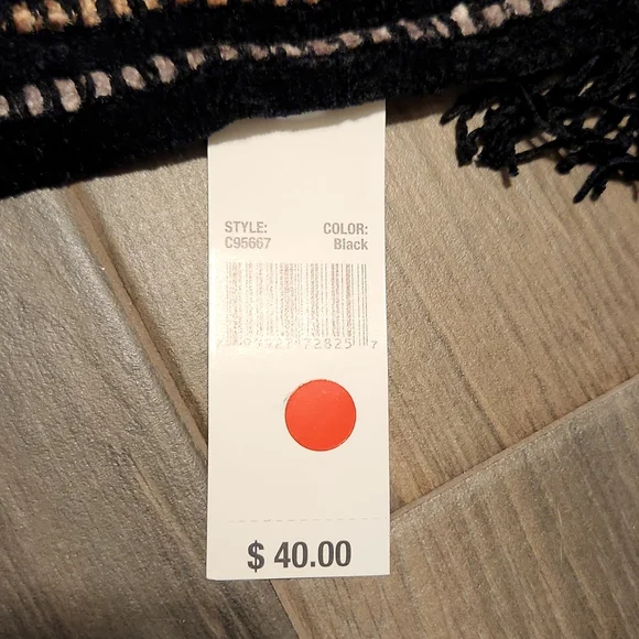 Jones New York Rayon Fringe Scarf - Picture 3 of 3